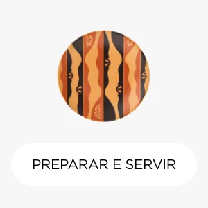 Preparar e servir em promoção