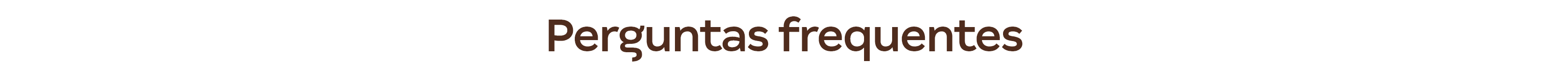 Título - Perguntas Frequentes