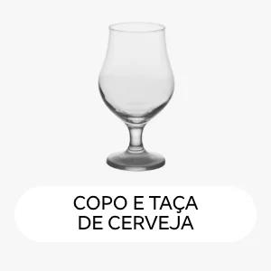 Card Copo e taça de cerveja