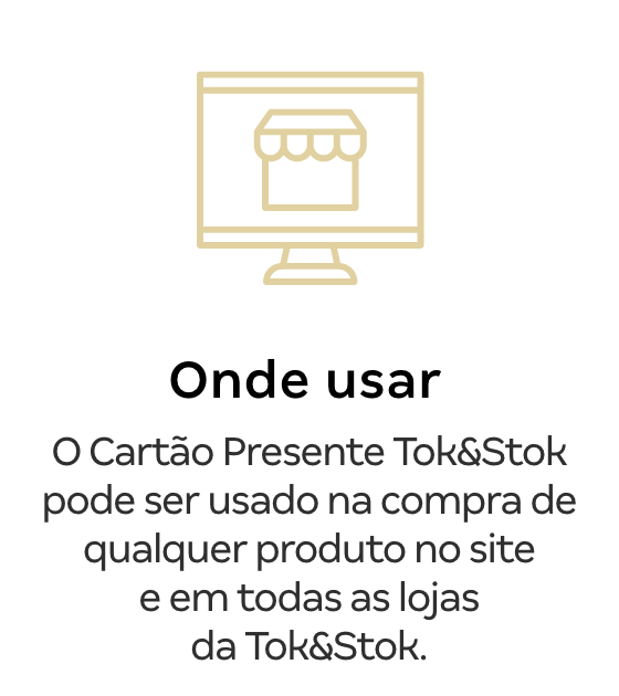 Onde usar cartão presente