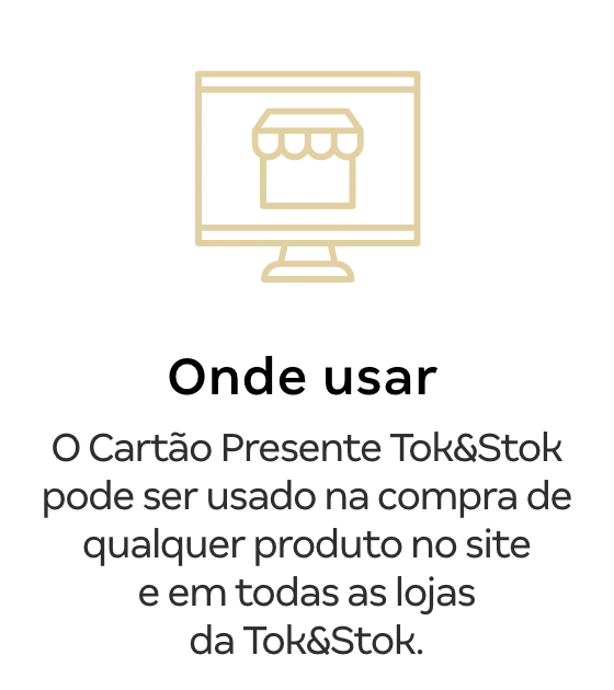 Onde usar cartão presente