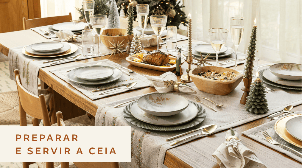 Preparar e servir a ceia