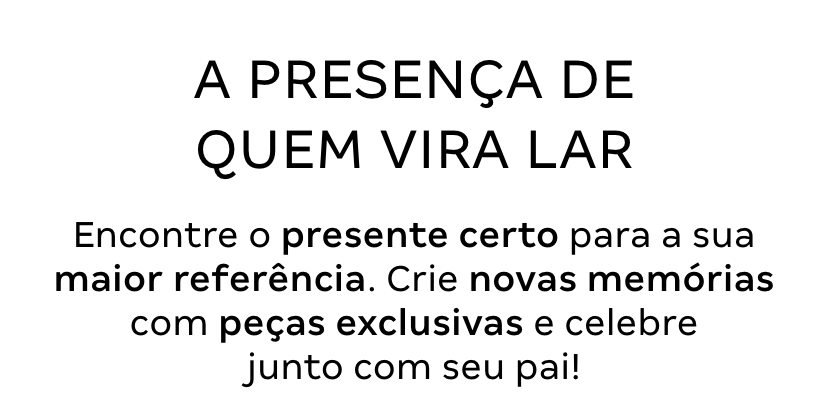 Título - A PRESENÇA DE QUEM VIRA LAR