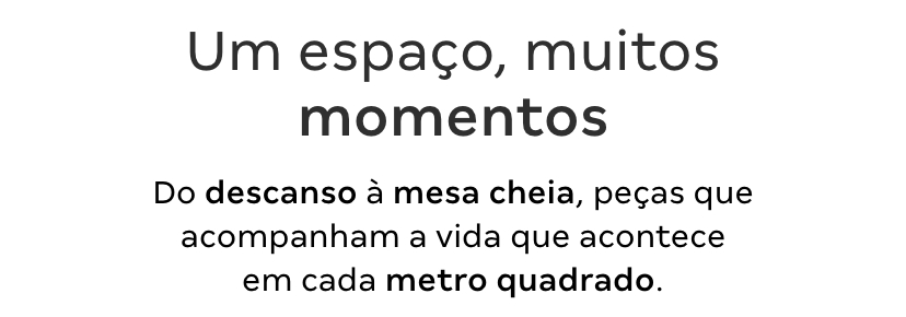 Título - Um espaço, muitos momentos
