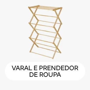 Card Varal e prendedor de roupa