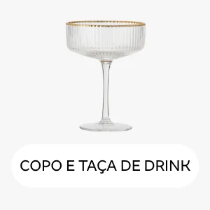 Card Copo e taça de drink