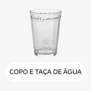 Card Copo e taça de água