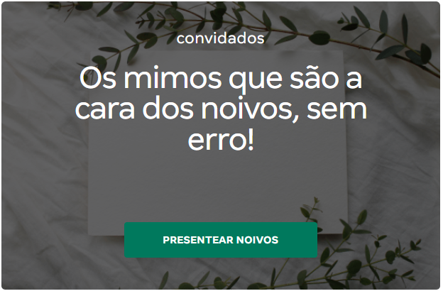 Convidados Lista de casamento