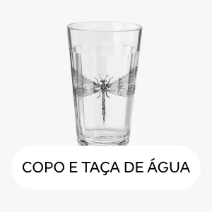 Card Copo e taça de água