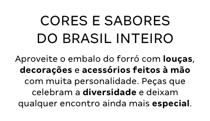Cores e sabores do Brasil inteiro
