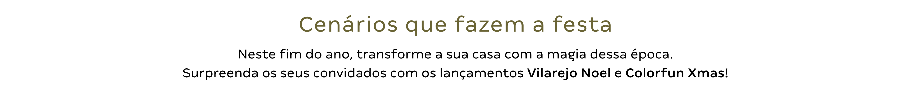 Título - Cenários que fazem a festa