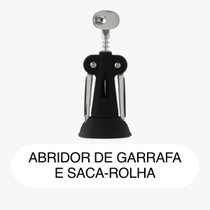 Card Abridor de garrafa e saca-rolha
