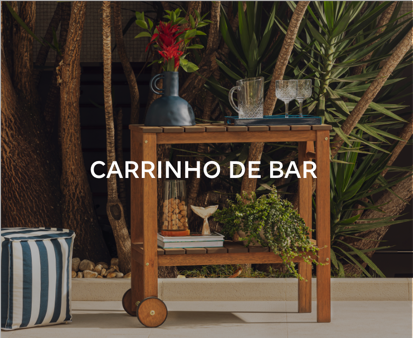 Carrinho de bar Mosaico