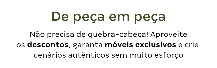 TITULO - De peça em peça