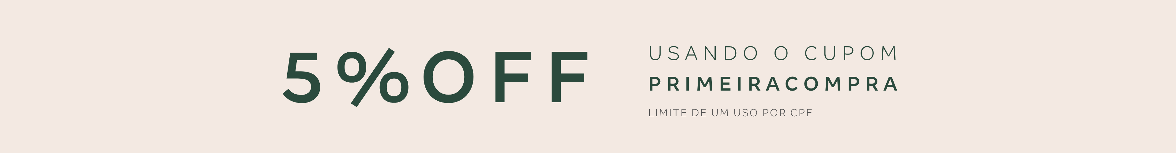 Cupom Primeira Compra