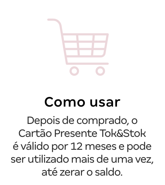 Como usar cartão presente