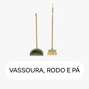 Card Vassoura, rodo e pá