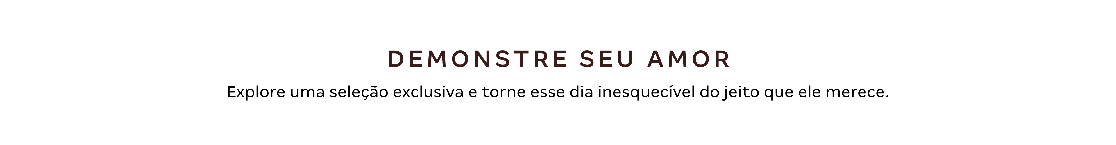 Título - Demostre seu amor