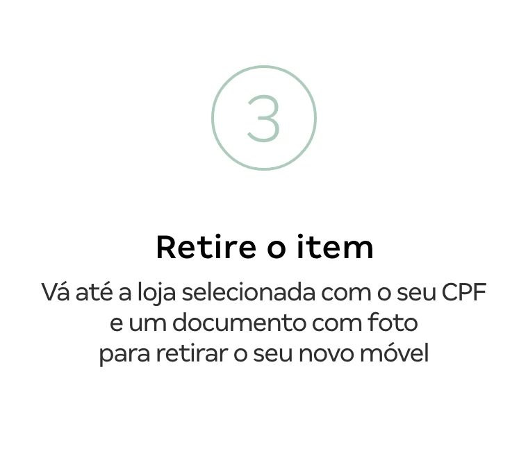 Retire o item