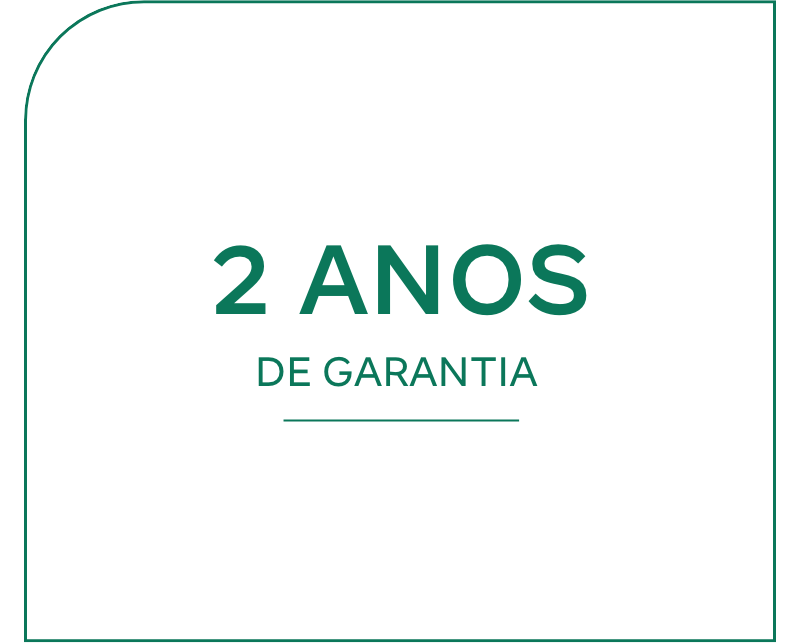 2 Anos de garantia tok stok
