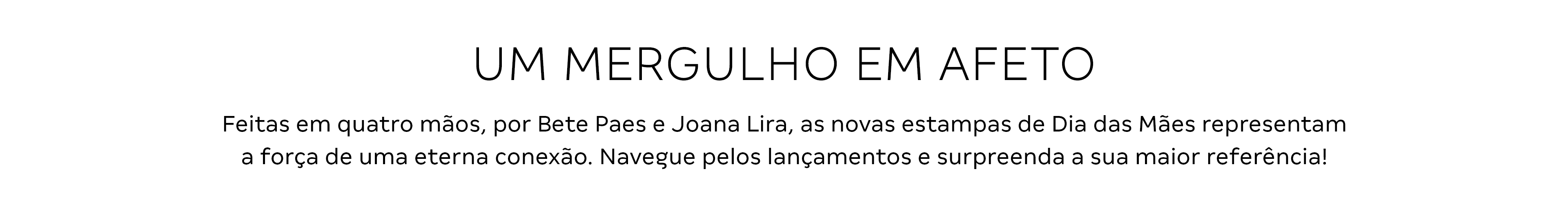 Texto 1 - Um mergulho em afeto