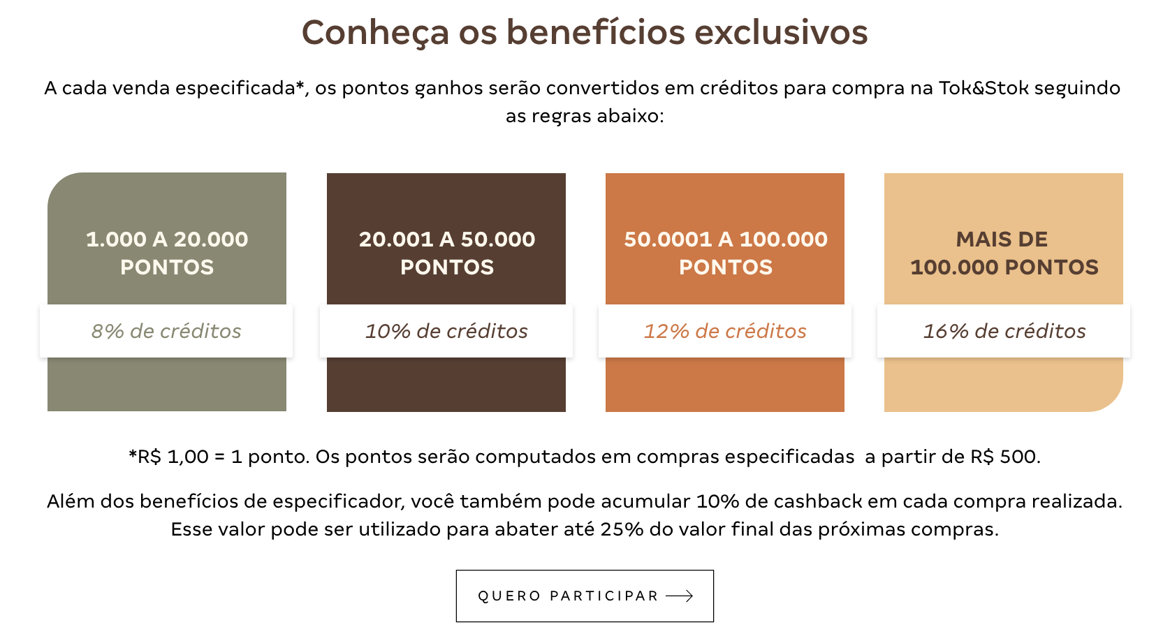 Benefícios Exclusivos