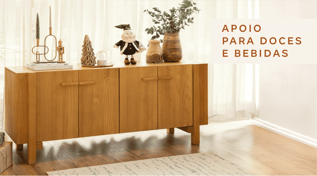 Apoio para doces e bebidas